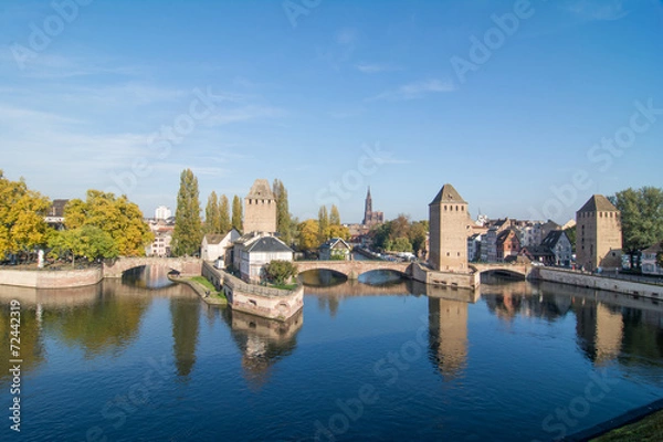Obraz Les ponts couverts à Strasbourg