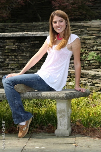 Obraz Stone Bench Pose