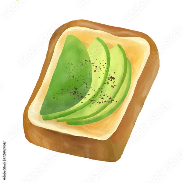 Obraz 栄養素単品＿アボカドトースト