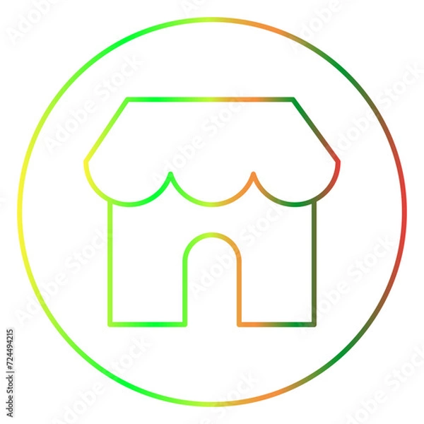 Obraz business gradien icon