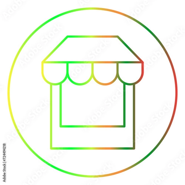 Obraz business gradien icon