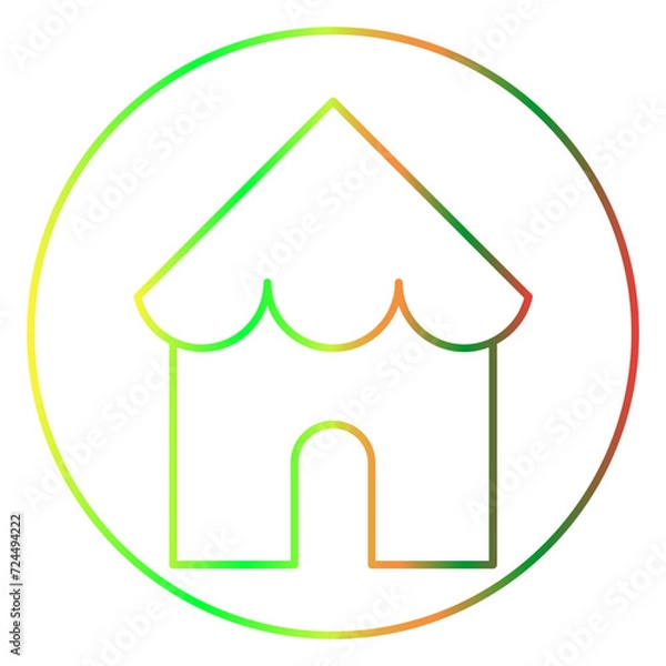 Obraz business gradien icon