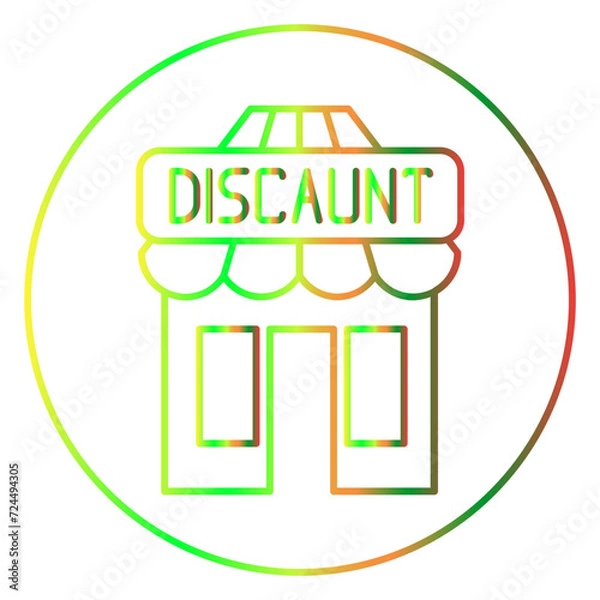 Obraz business gradien icon