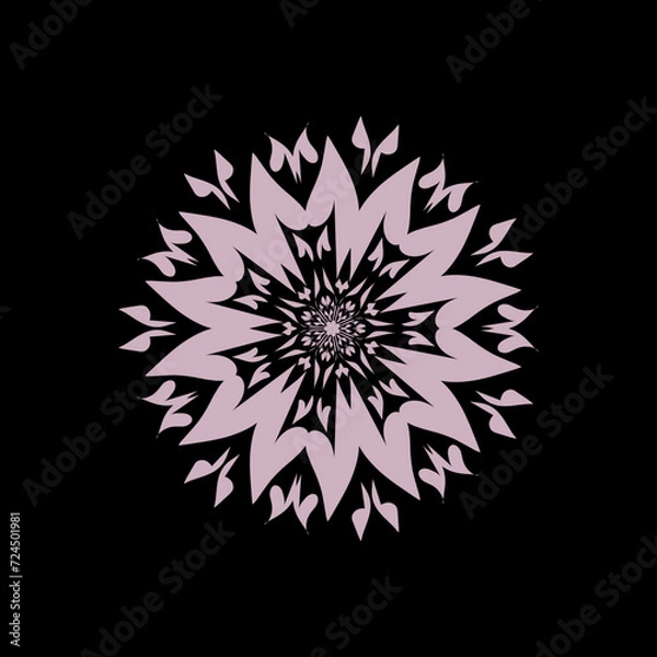 Obraz Abstract flower vector