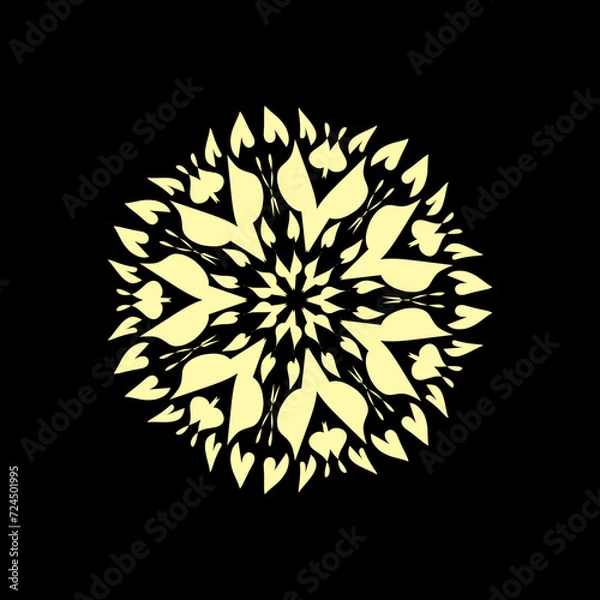 Obraz Abstract flower vector