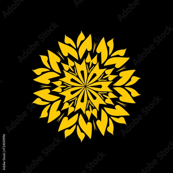 Obraz Abstract flower vector