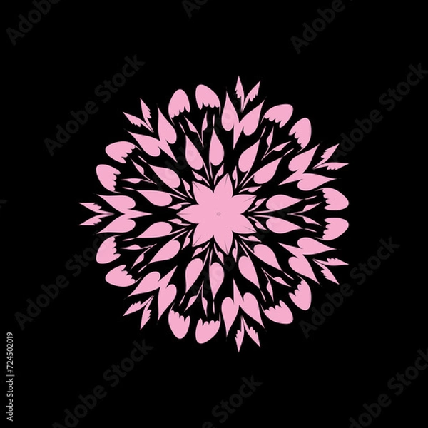 Obraz Abstract flower illustration