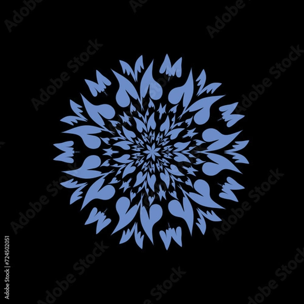 Obraz Abstract flower illustration