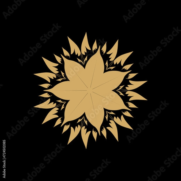 Obraz Abstract flower illustration