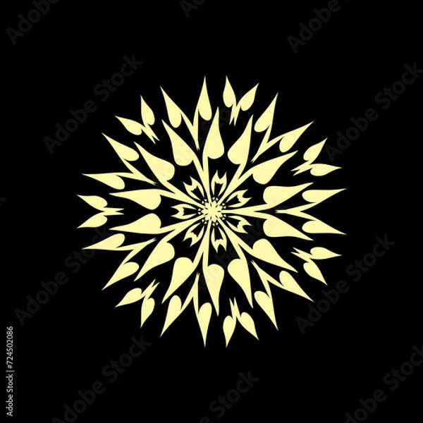 Obraz Abstract flower illustration