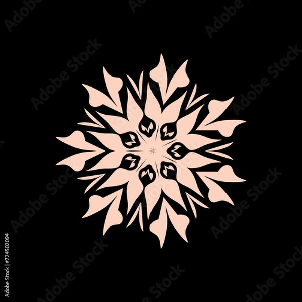 Obraz Abstract flower illustration
