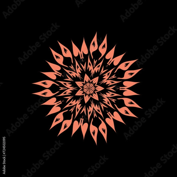 Obraz Abstract flower illustration