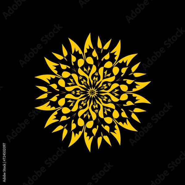 Obraz Abstract flower illustration