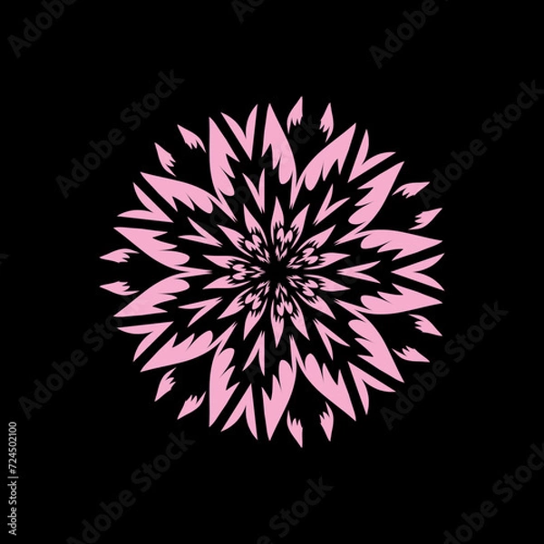 Obraz Abstract flower illustration