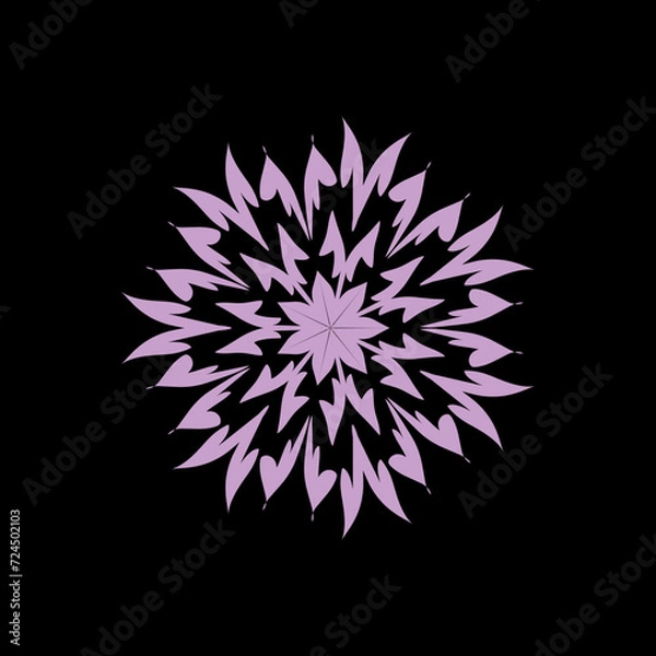 Obraz Abstract flower illustration