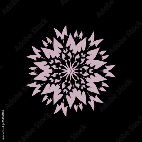 Obraz Abstract flower illustration