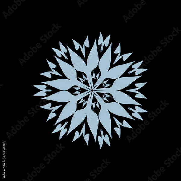 Obraz Abstract flower illustration