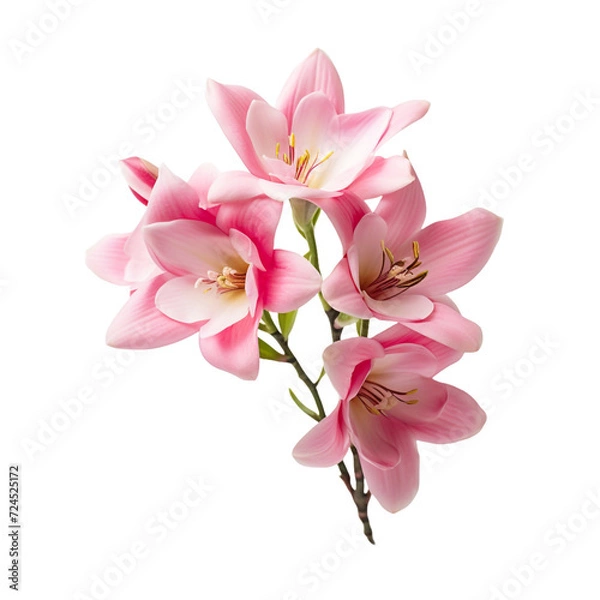Fototapeta Ixia flower isolated on transparent background