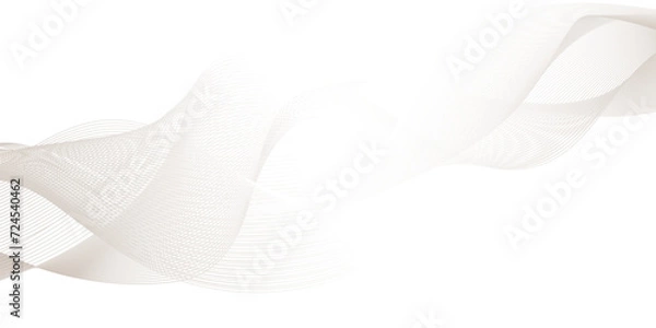 Obraz Abstract blend wave lines and technology background. Background lines wave abstract stripe design. White background, mesh abstract, vector gradient line soft blend.	