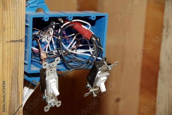 Obraz installing light switches