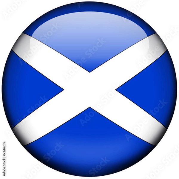 Fototapeta Drapeau Ecosse 3D