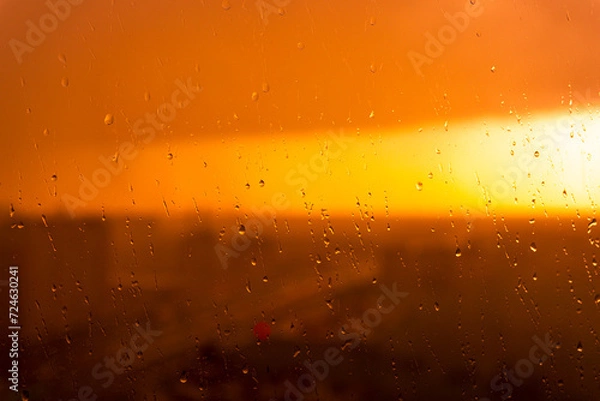 Fototapeta rain drops background