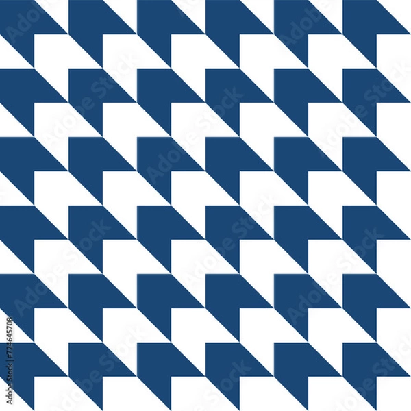 Fototapeta Navy blue geometric pattern background. geometric pattern background. geometric background. Geometric pattern for backdrop, decoration, Gift wrapping.