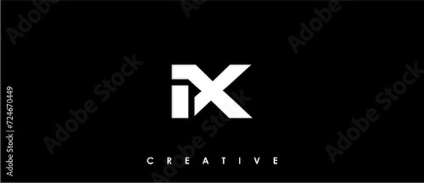 Obraz IX Letter Initial Logo Design Template Vector Illustration