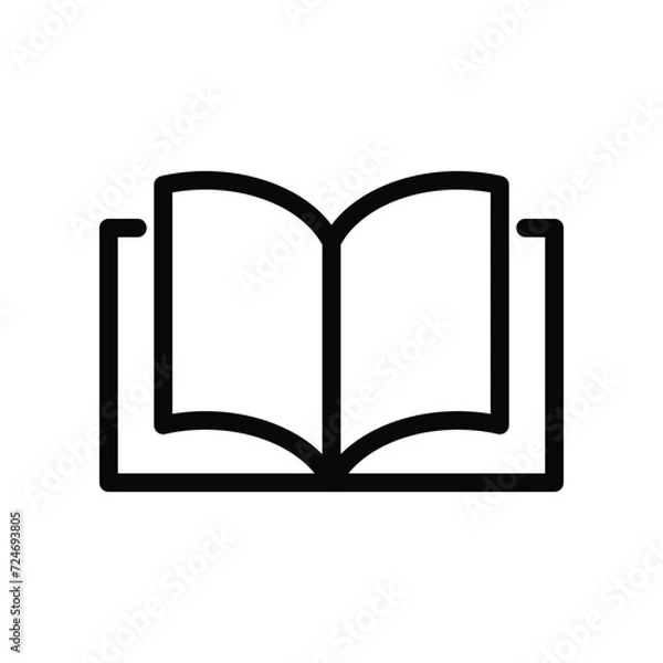 Fototapeta Book Icon Vector Illustrator Design