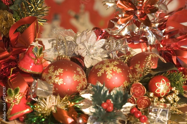 Fototapeta christmas decorations