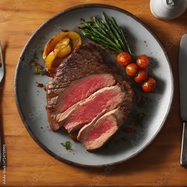 Obraz Delicious Steak Background