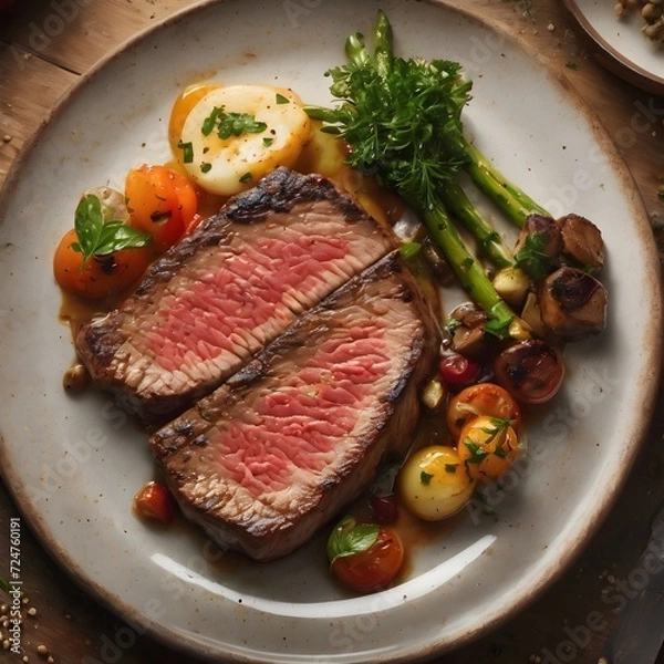 Obraz Delicious Steak Background