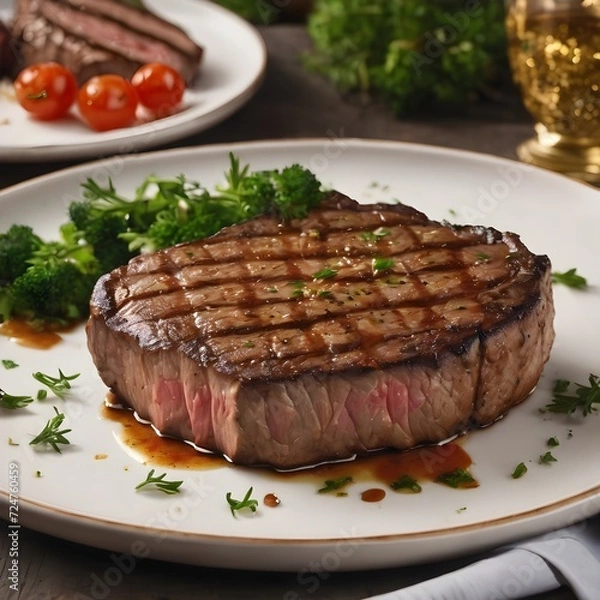 Obraz Delicious Steak Background