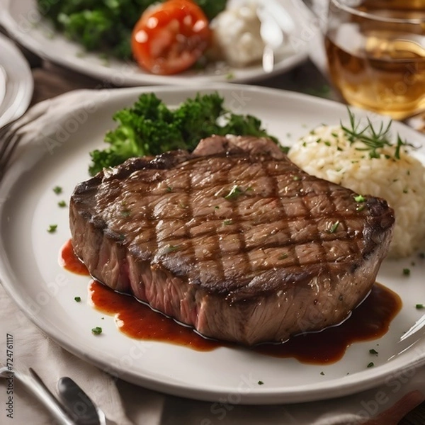Obraz Delicious Steak Background