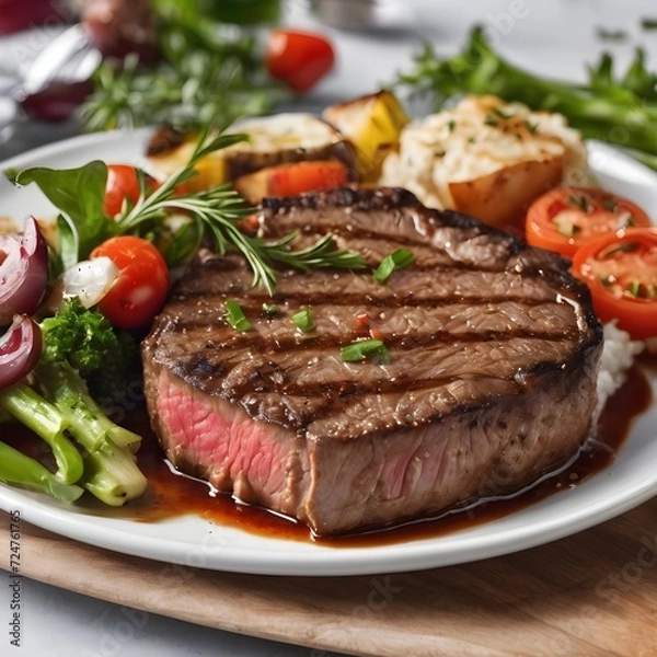 Obraz Delicious Steak Background
