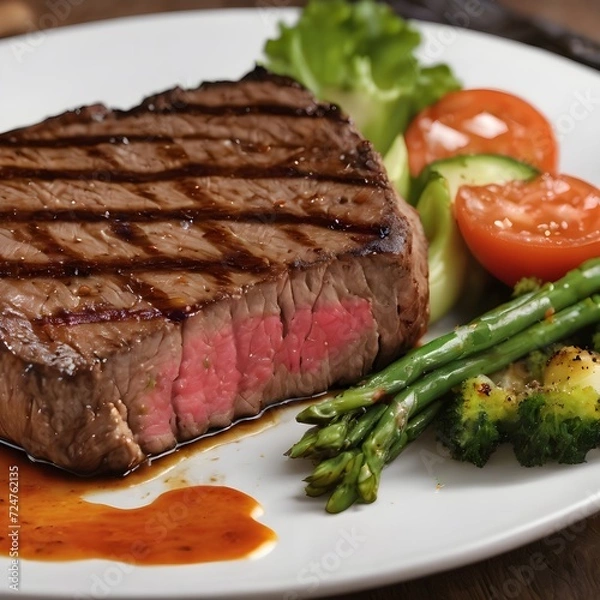 Obraz Delicious Steak Background