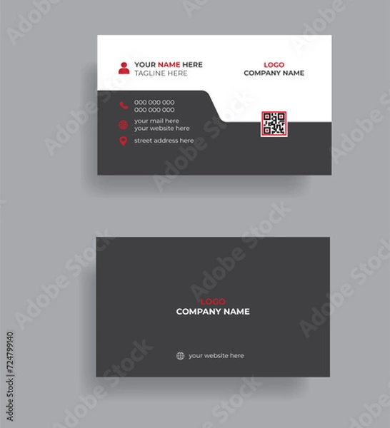 Fototapeta Business card design
