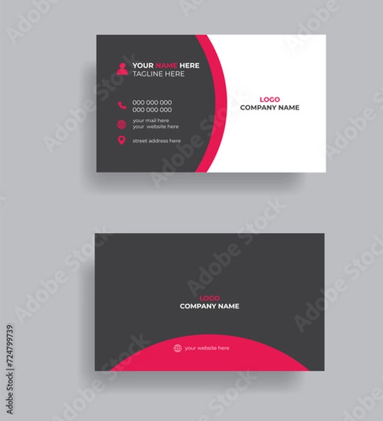 Obraz Modern Business card design