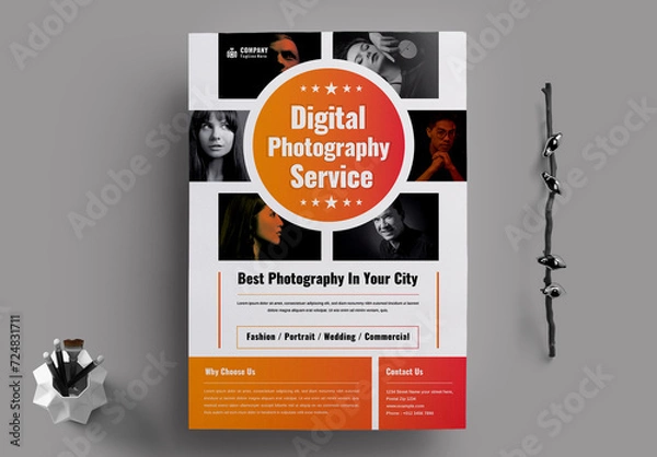 Fototapeta Photography Flyer Templates