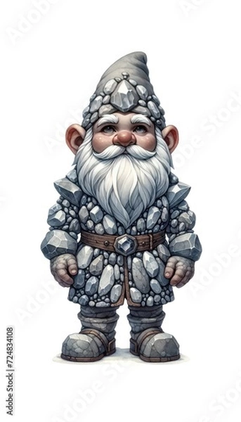 Obraz Gnomes, characters, whimsical, fantasy, magical, watercolor, fairytale
