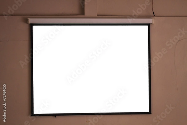 Fototapeta Blank projector canvas