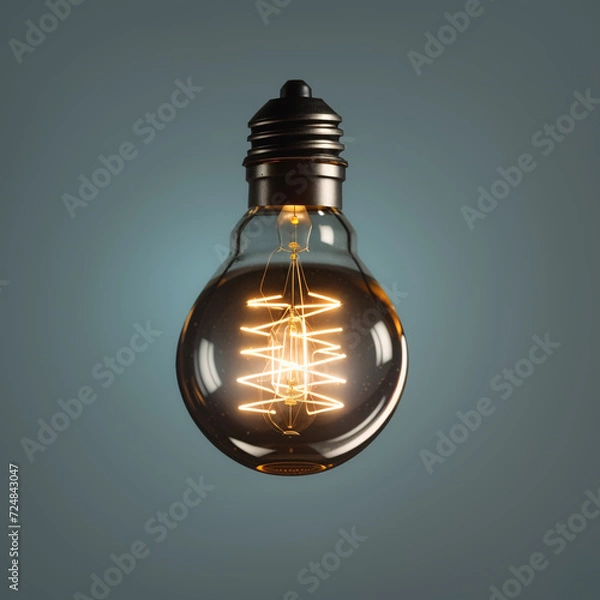 Obraz classic vintage light bulb