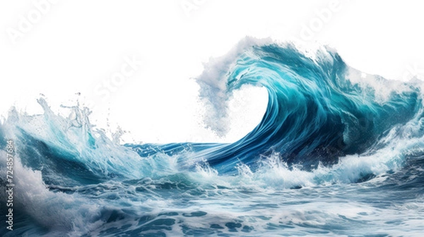 Obraz Massive Blue Wave Surges in the Middle of the Ocean