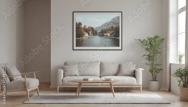 Fototapeta living room interior