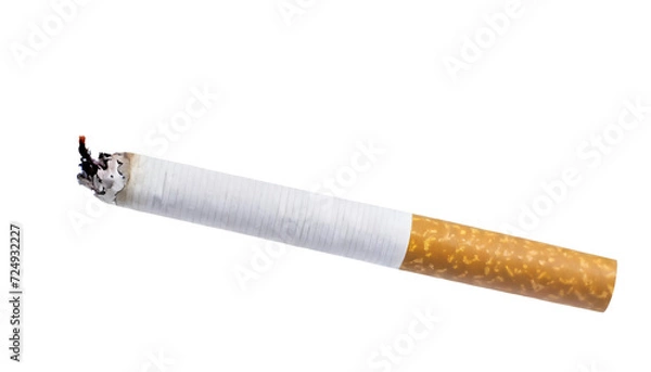 Obraz Illustration of burning cigarette.