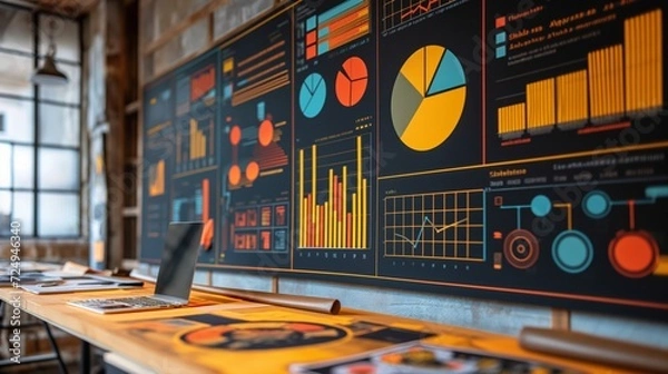 Fototapeta Data Driven Decisions