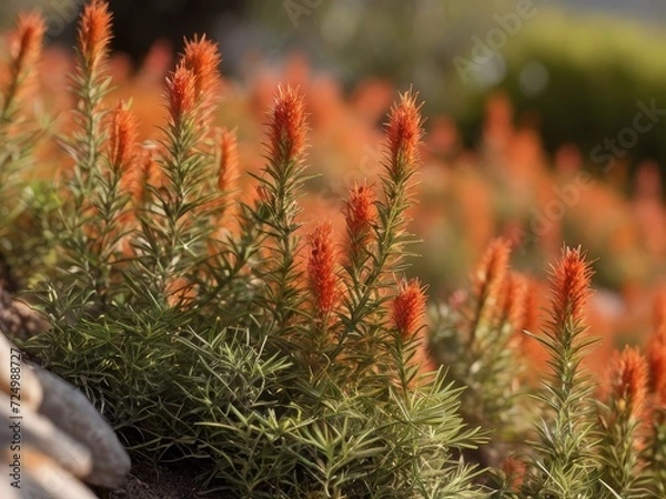 Obraz Rooibos (Aspalathus linearis) in the garden