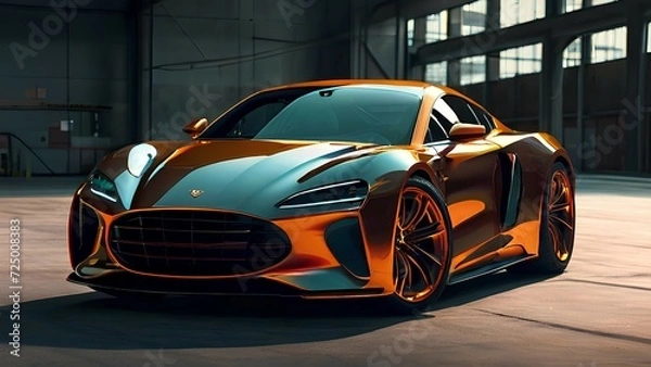 Fototapeta A collection of futuristic sports cars that will ignite your imagination. Each car represents an elegant blend of sophisticated design and exhilarating performance
