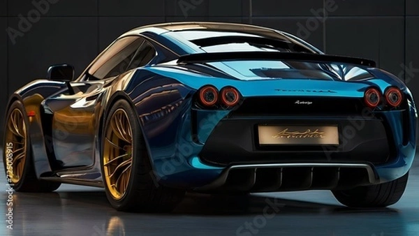 Fototapeta A collection of futuristic sports cars that will ignite your imagination. Each car represents an elegant blend of sophisticated design and exhilarating performance
