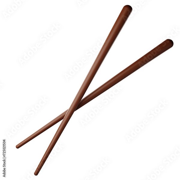 Obraz chopsticks 3D Icon Illustration